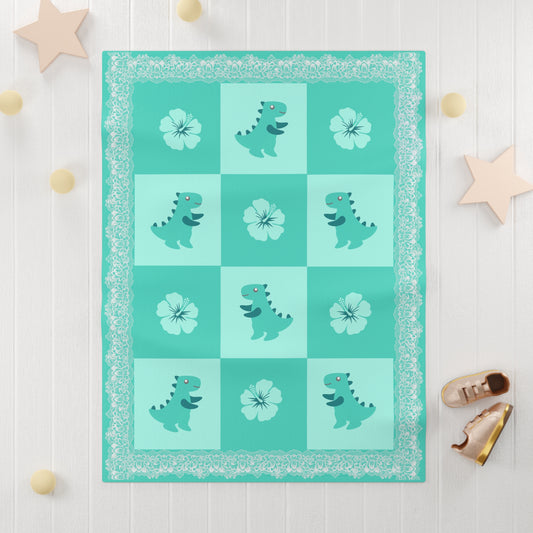 ''Lace Pattern'' Baby Blanket