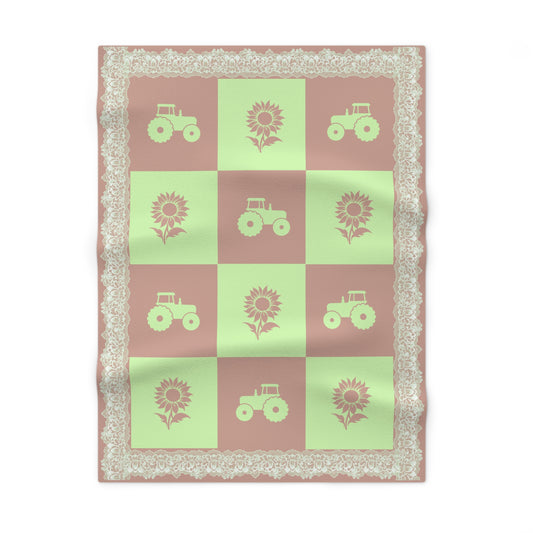 ''Lace Pattern'' Baby Blanket