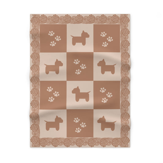 ''Lace Pattern'' Baby Blanket