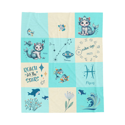 Zodiac Pisces Boy Blsnket