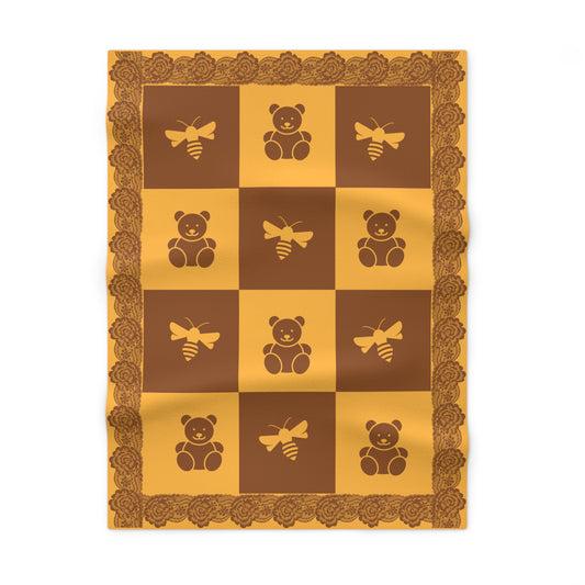 ''Lace Pattern'' Baby Blanket