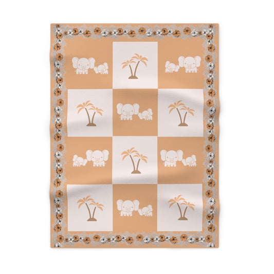 ''Lace Pattern'' Baby Blanket