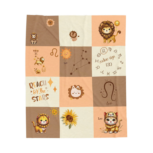 Zodiac Leo Boy Blanket