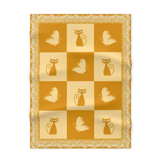 ''Lace Pattern'' Baby Blanket