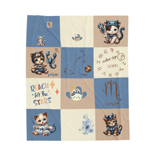 Zodiac Scorpio Boy Blanket