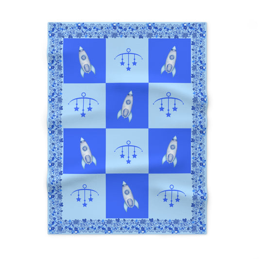 ''Lace Pattern'' Baby Blanket