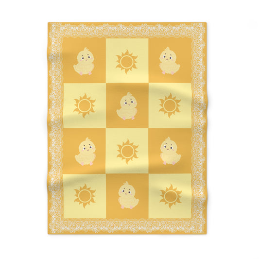 ''Lace Pattern'' Baby Blanket