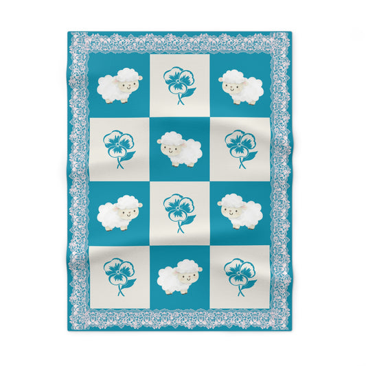 ''Lace Pattern'' Baby Blanket