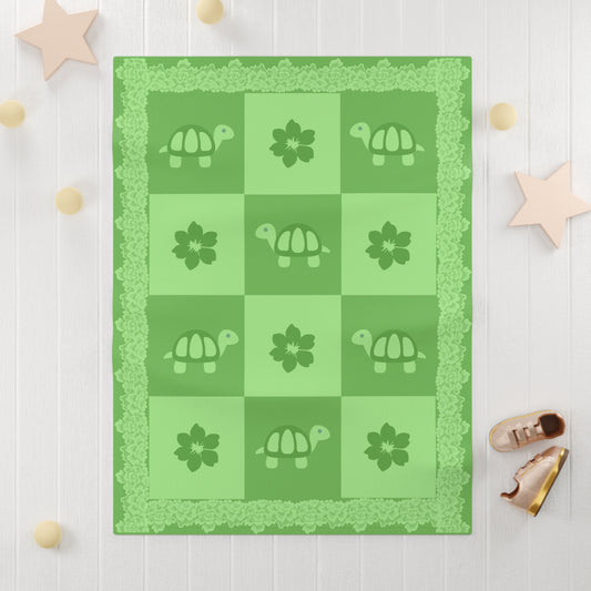 ''Lace Pattern'' Baby Blanket