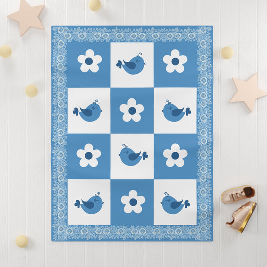 ''Lace Pattern'' Baby Blanket