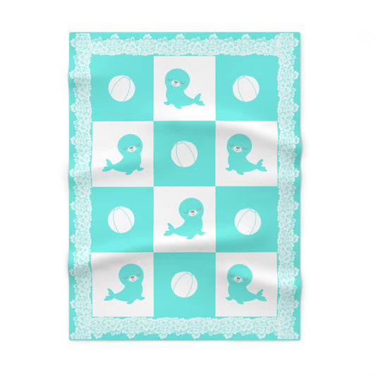 ''Lace Pattern'' Baby Blanket