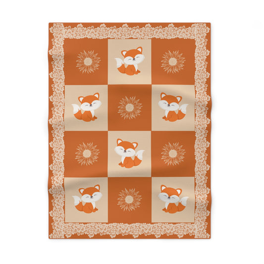 ''Lace Pattern'' Baby Blanket