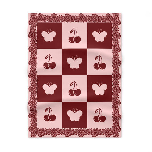 ''Lace Pattern'' Baby Blanket