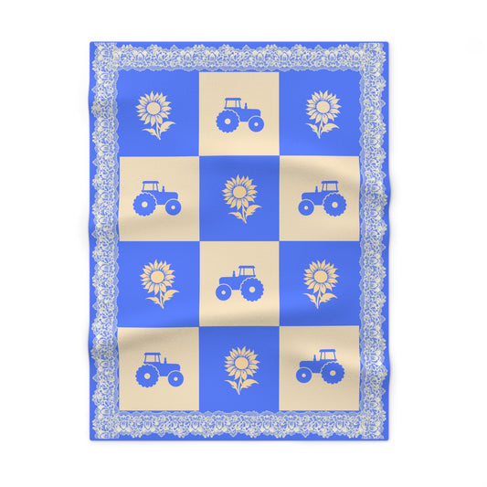 ''Lace Pattern'' Baby Blanket