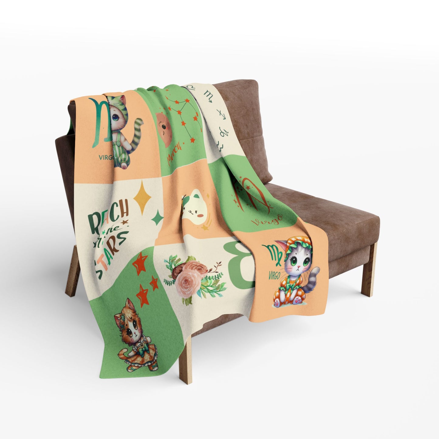 Zodiac Virgo Girl Blanket