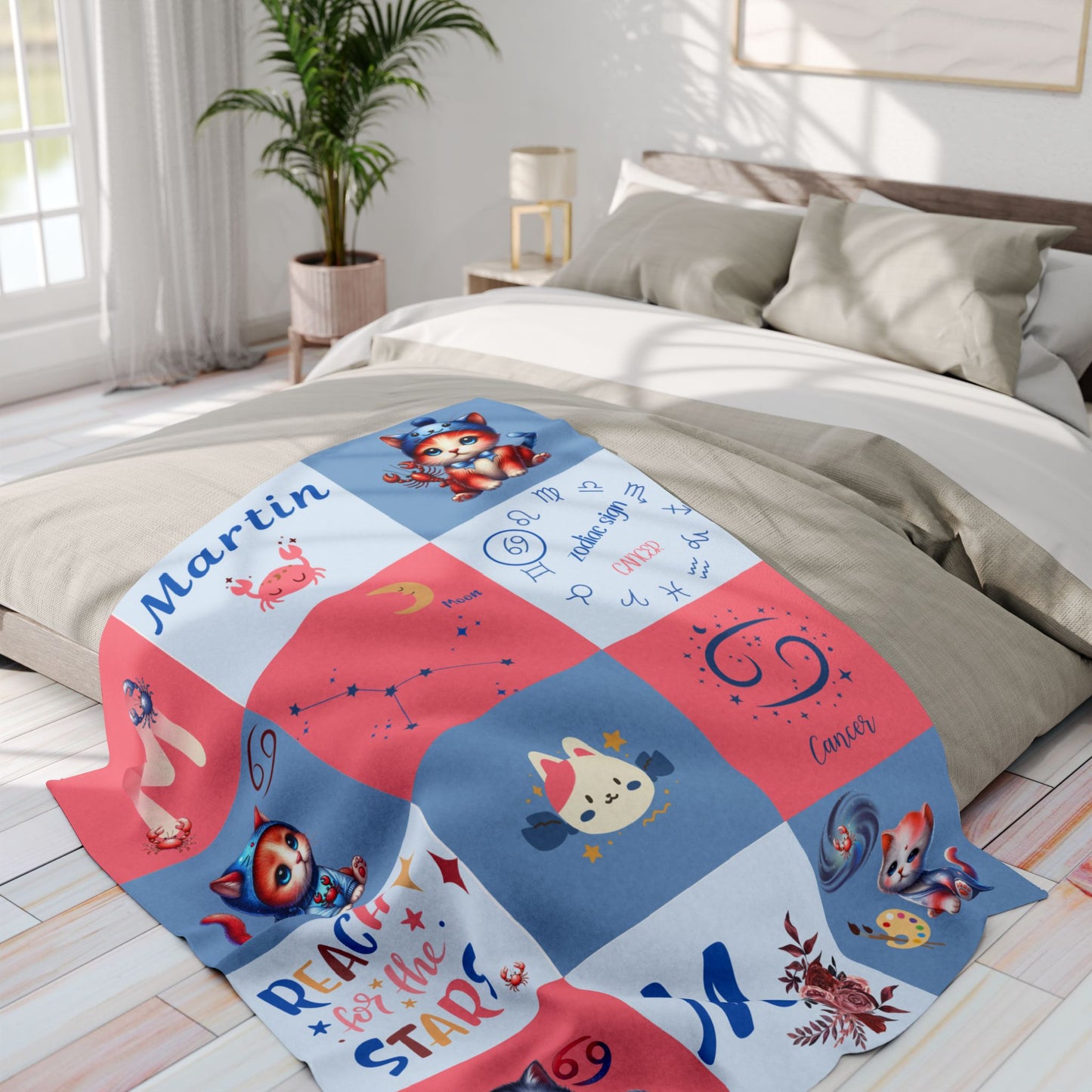 Zodiac Cancer Boy Blanket