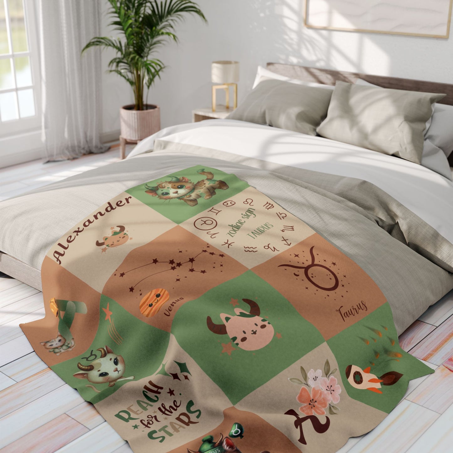 Zodiac Taurus Boy Blanket