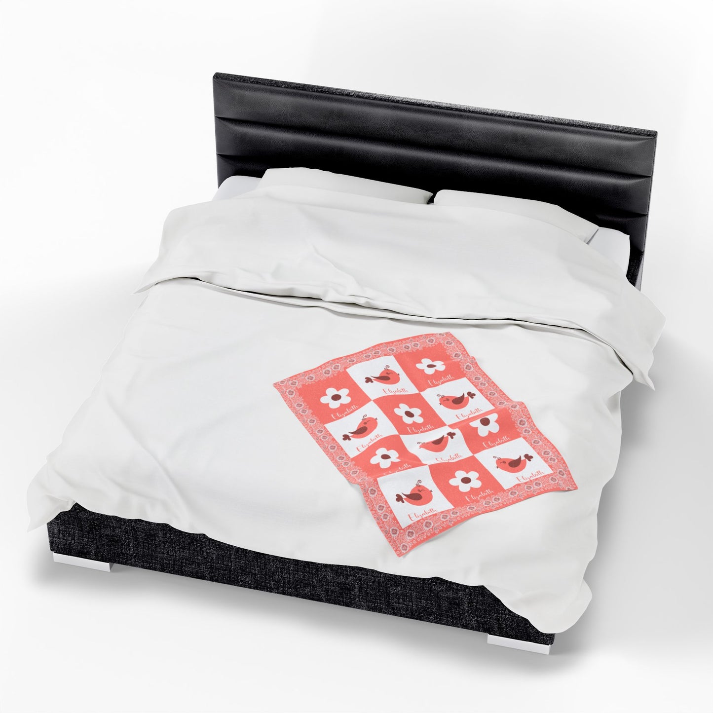 ''Lace Pattern'' Baby Blanket