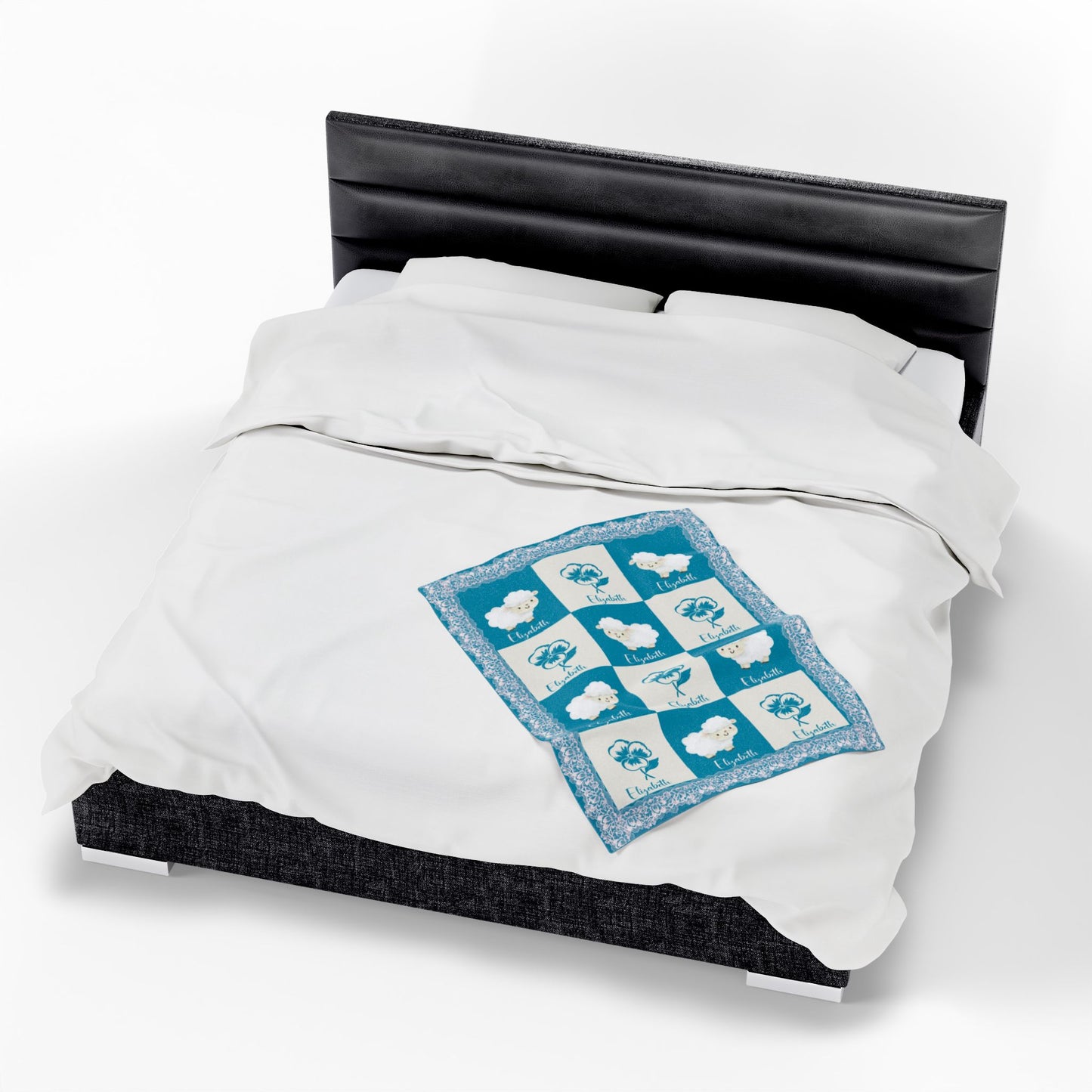 ''Lace Pattern'' Baby Blanket