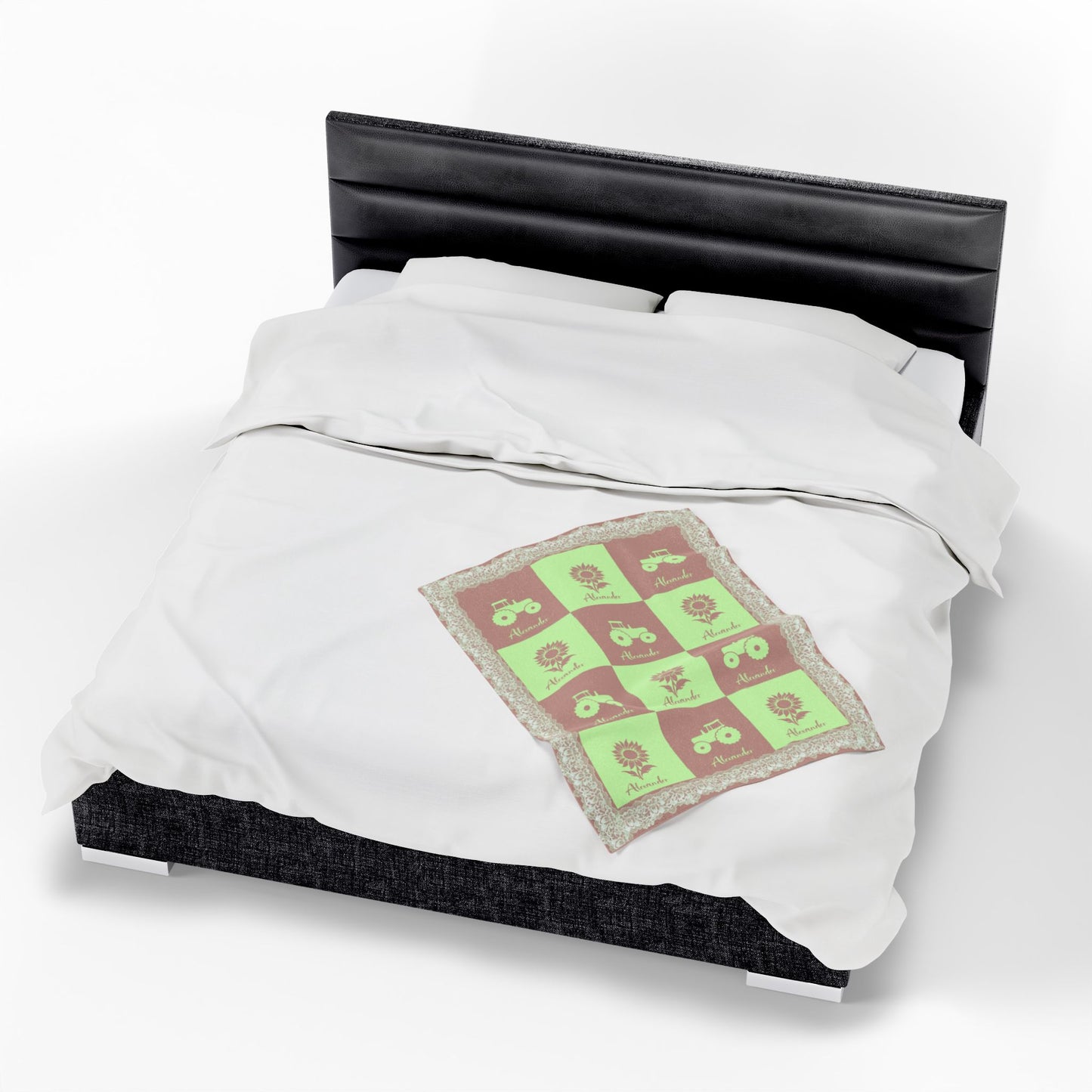 ''Lace Pattern'' Baby Blanket