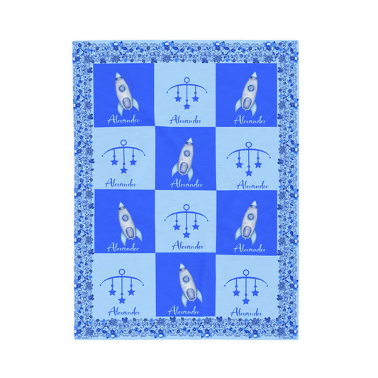 ''Lace Pattern'' Baby Blanket