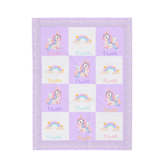 ''Lace Pattern'' Baby Blanket