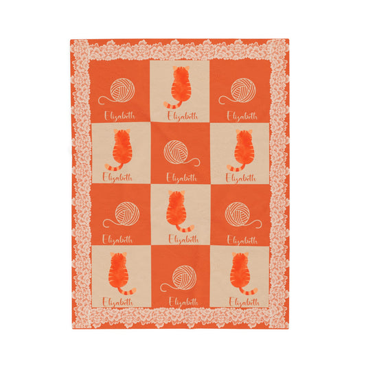 ''Lace Pattern'' Baby Blanket