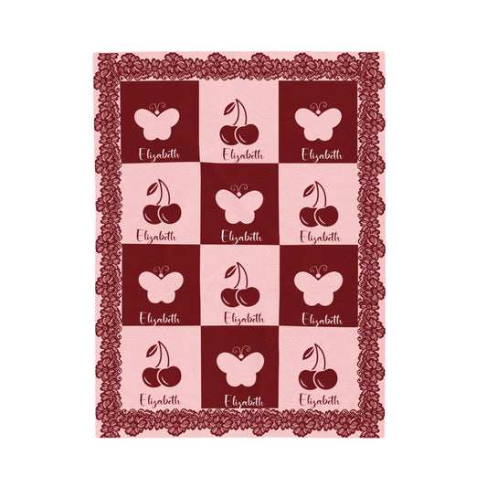 ''Lace Pattern'' Baby Blanket