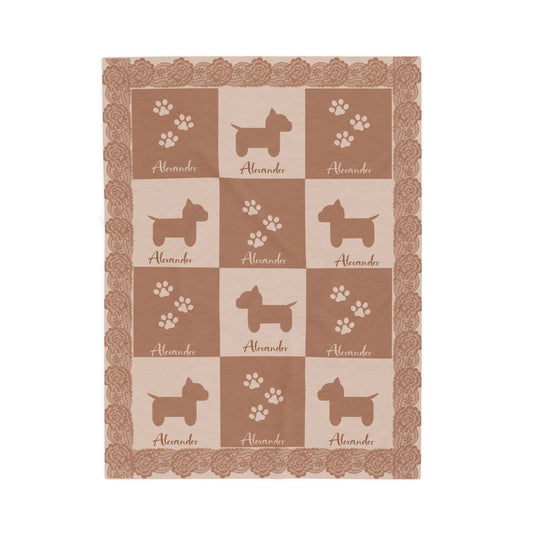 ''Lace Pattern'' Baby Blanket