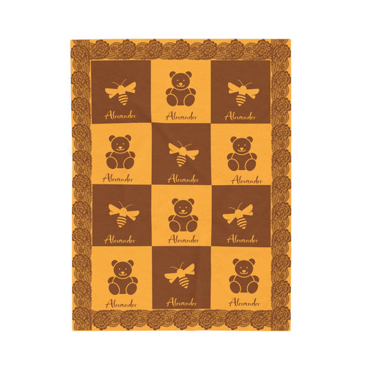 ''Lace Pattern'' Baby Blanket
