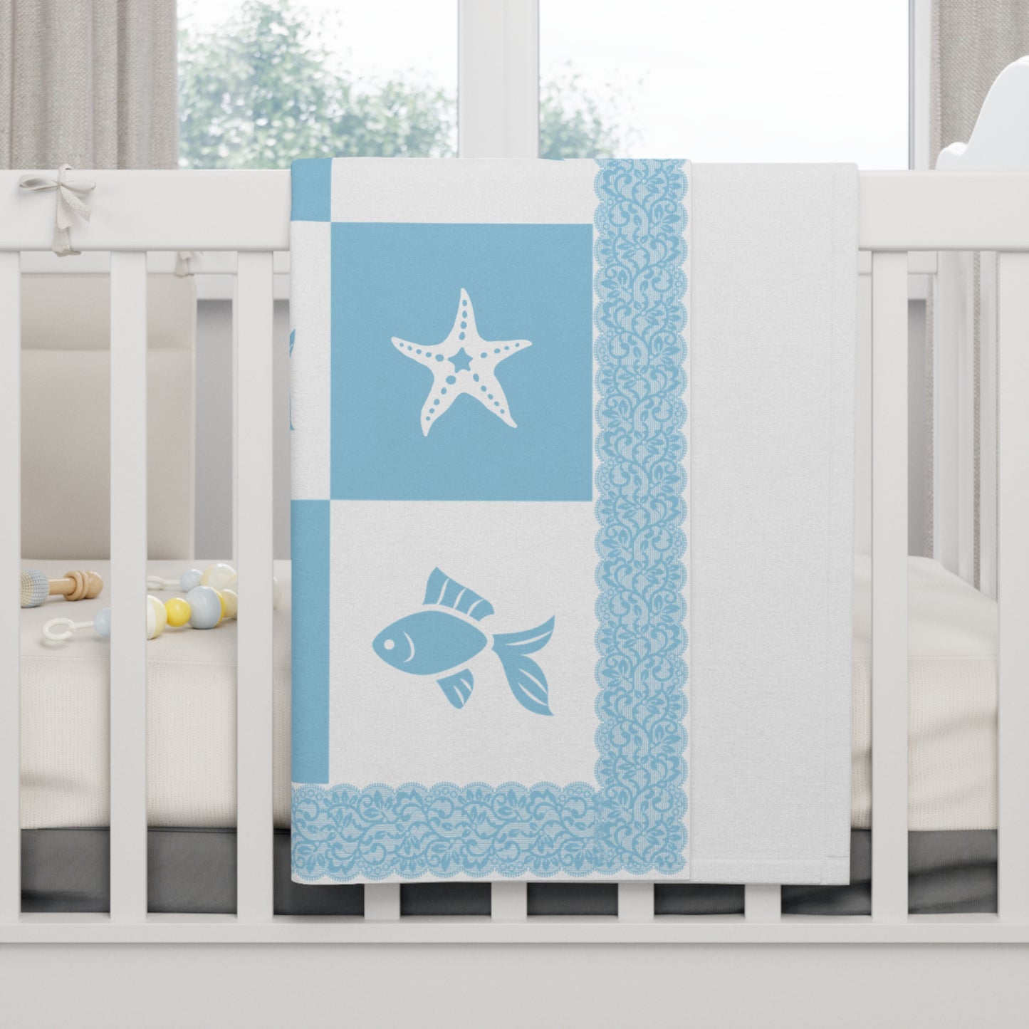 ''Lace Pattern''  Baby Blanket