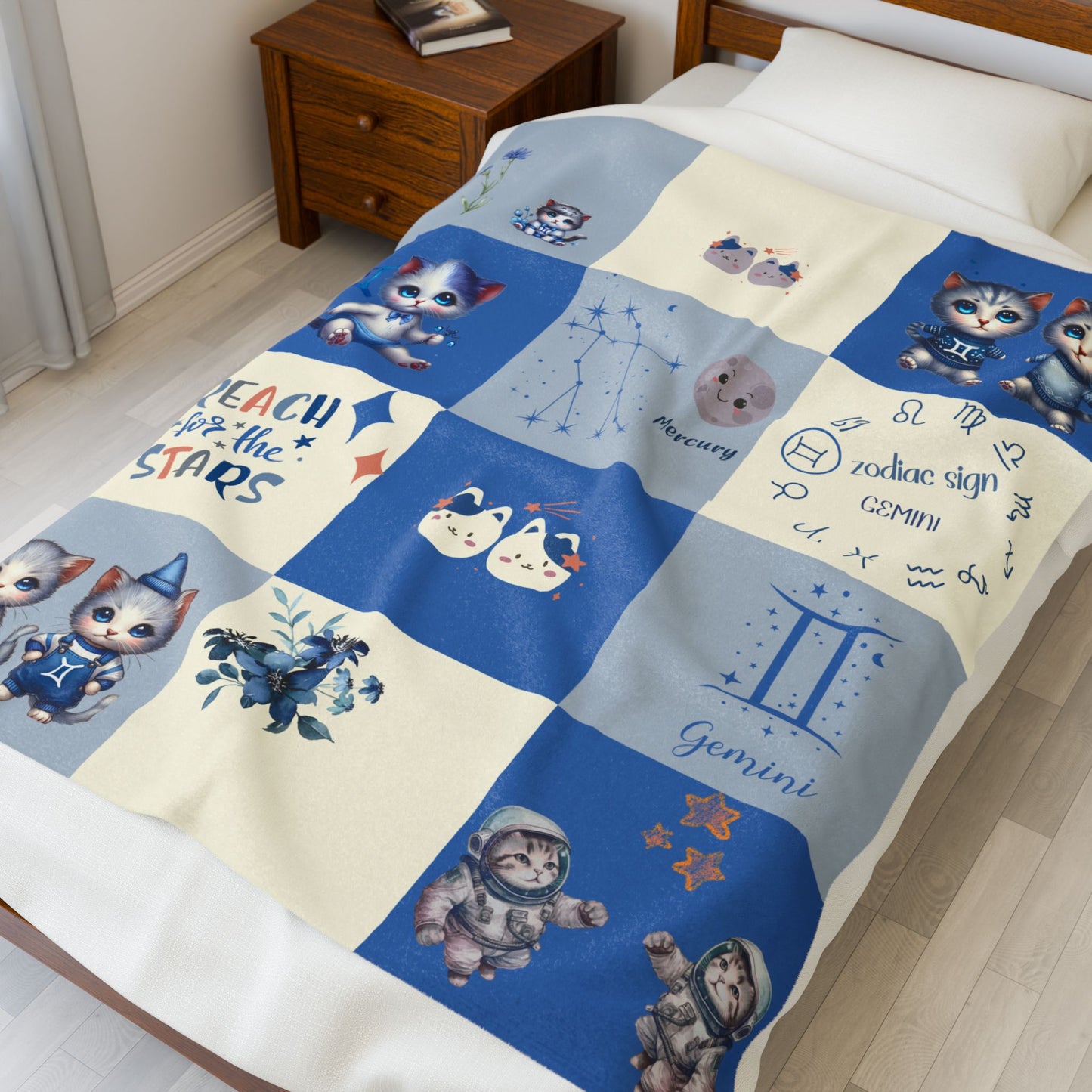 Zodiac Gemini Boy Blanket