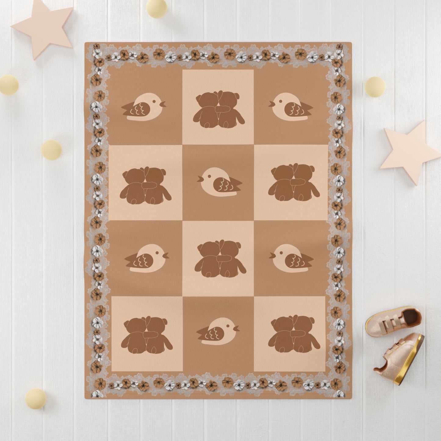 ''Lace Pattern"'  Baby Blanket