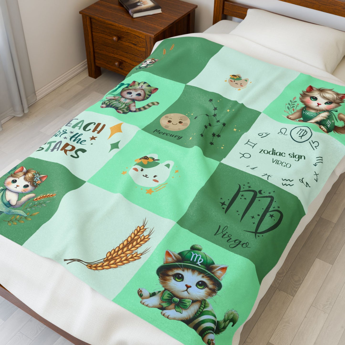 Zodiac Virgo Boy Blanket