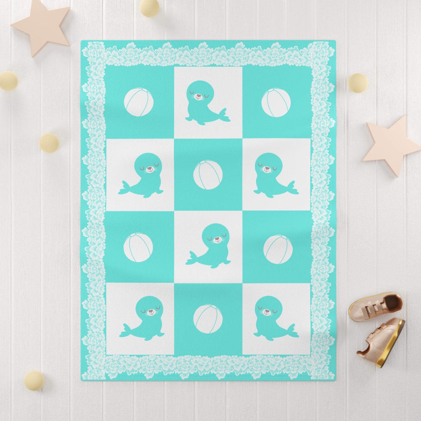 ''Lace Pattern''  Baby Blanket