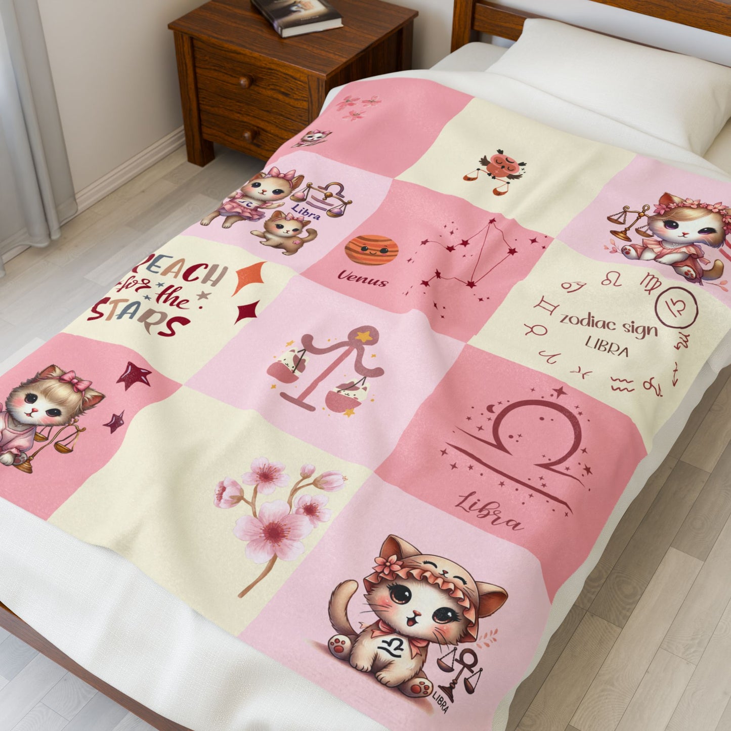 Zodiac Libra Girl Blanket