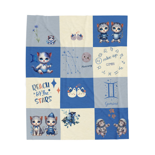 Zodiac Gemini Boy Blanket