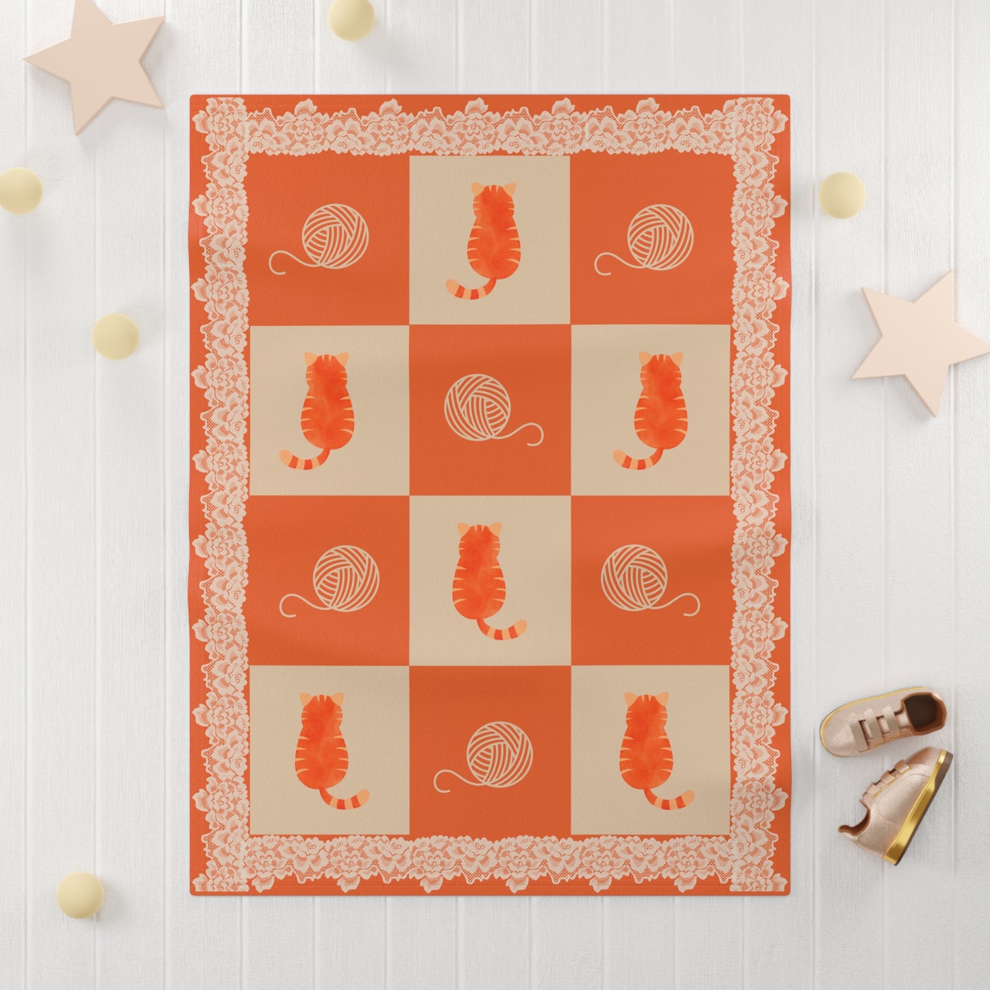 ''Lace Pattern''  Baby Blanket