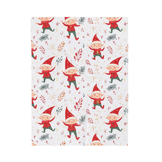 Gnome Velveteen Plush Blanket