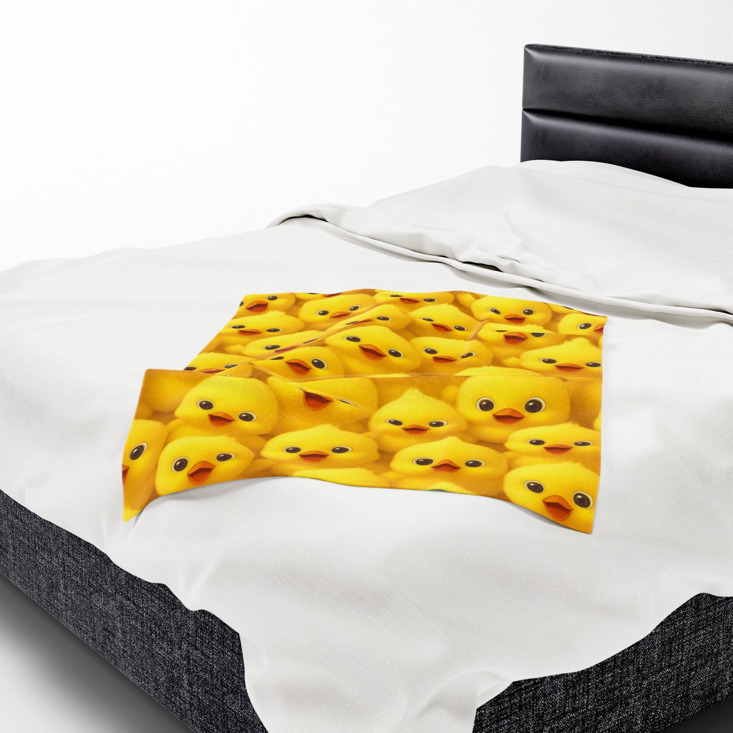 Yellow Baby Chick Throw, Soft Cozy Blanket,Velveteen Plush Blanket
