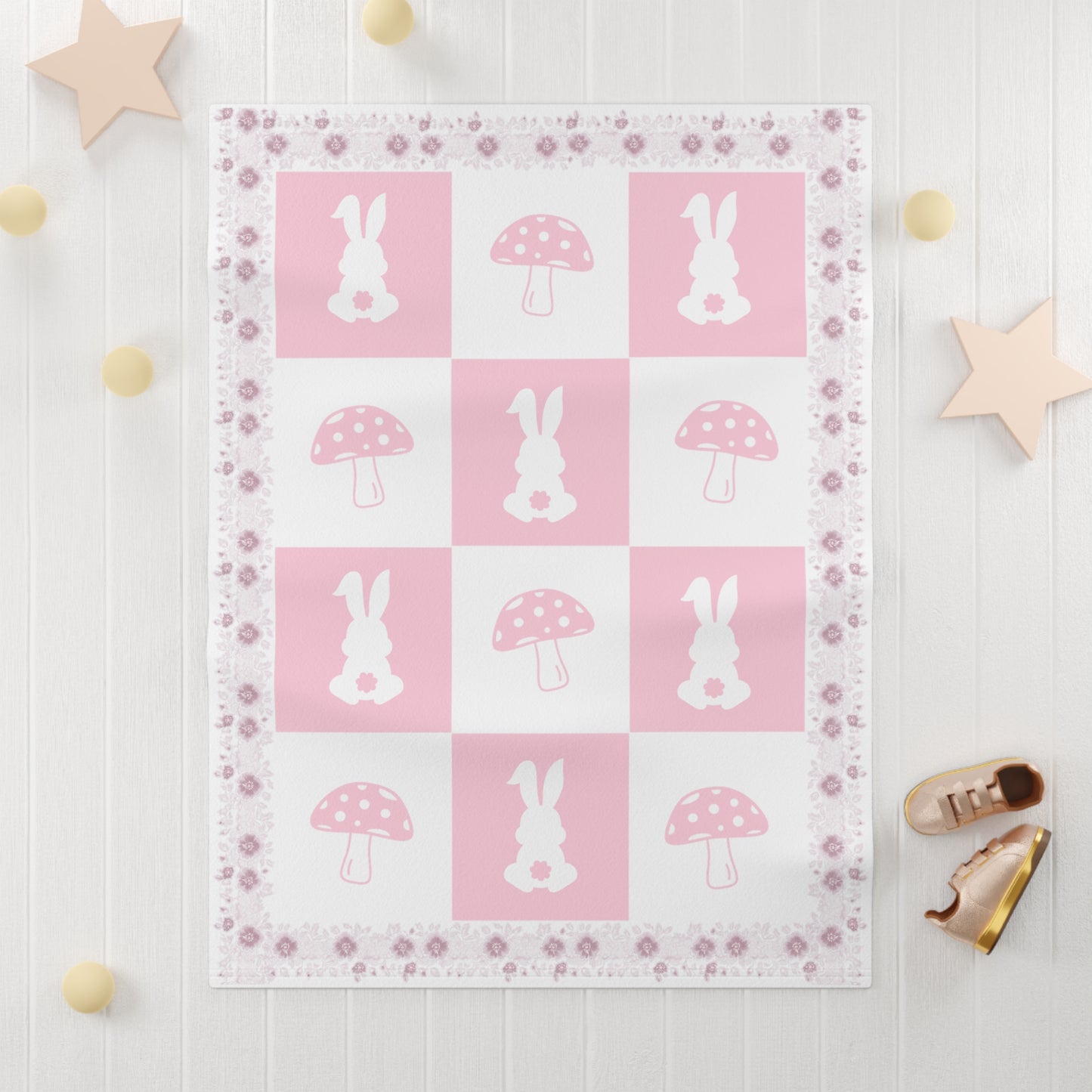 ''Lace Pattern'' Baby Blanket