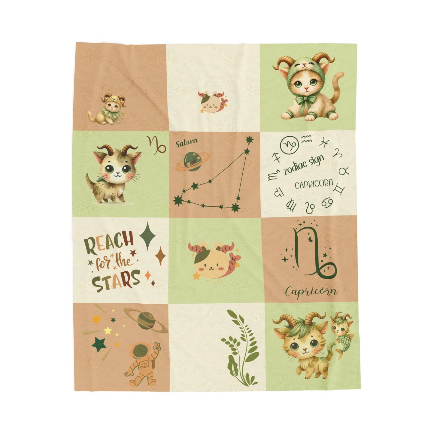 Zodiac Capricorn Boy Blanket