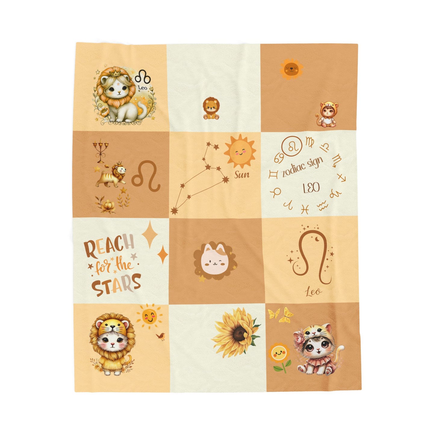 Zodiac Leo Girl Blanket