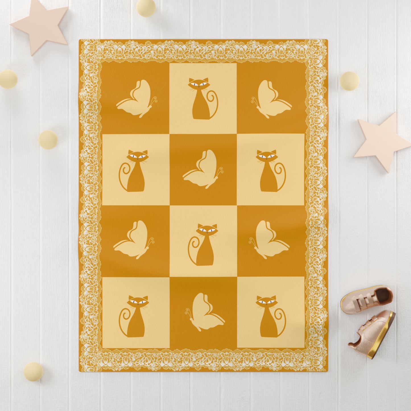 ''Lace Pattern''  Baby Blanket