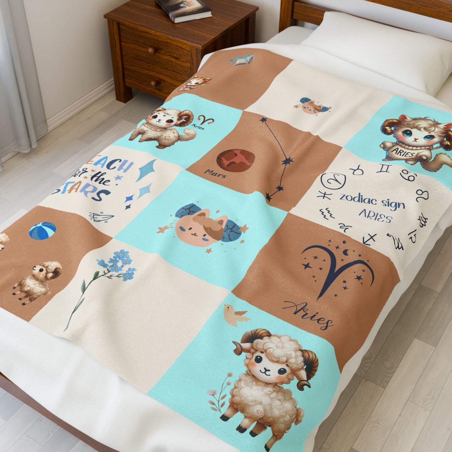 Zodiac Aries Boy Blanket