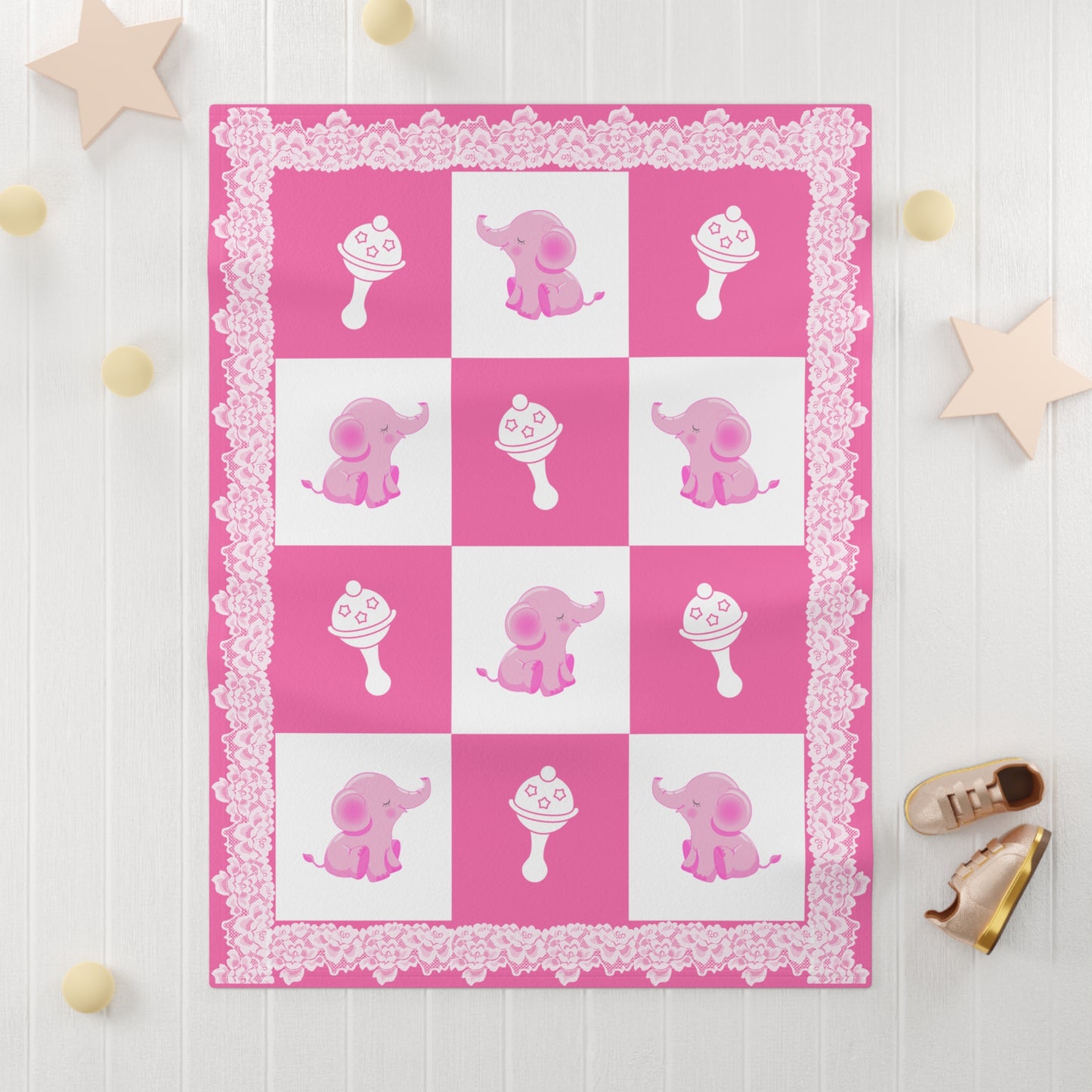 ''Lace Pattern''  Baby Blanket