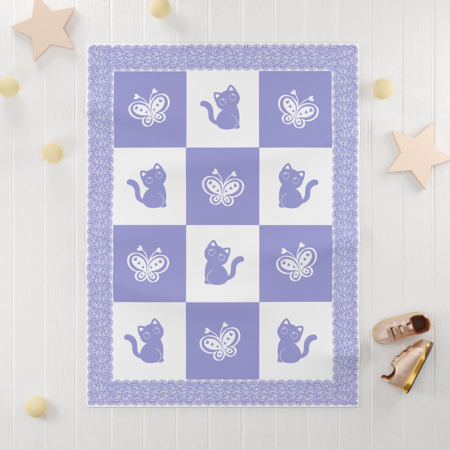 ''Lace Pattern''  Baby Blanket