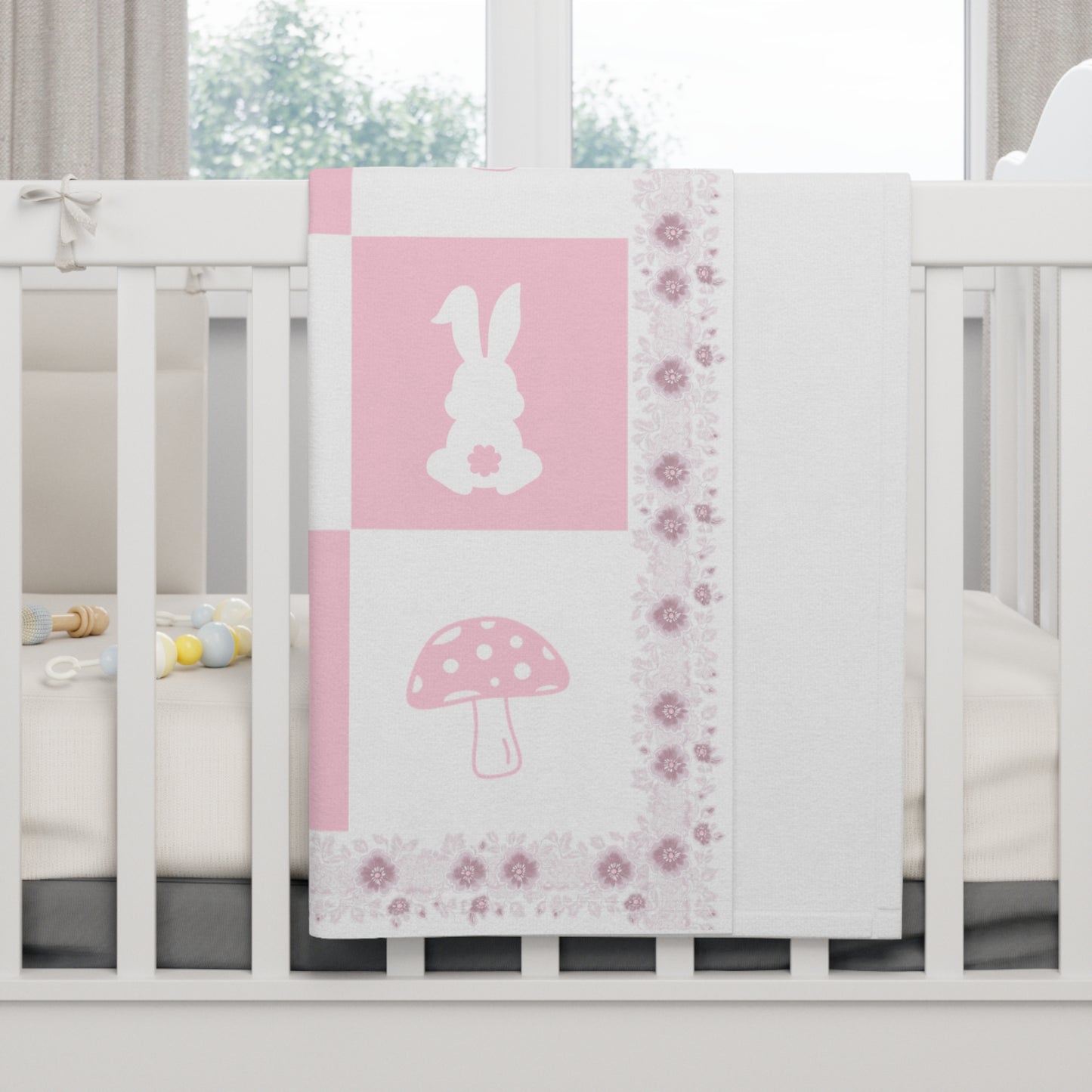 ''Lace Pattern'' Baby Blanket