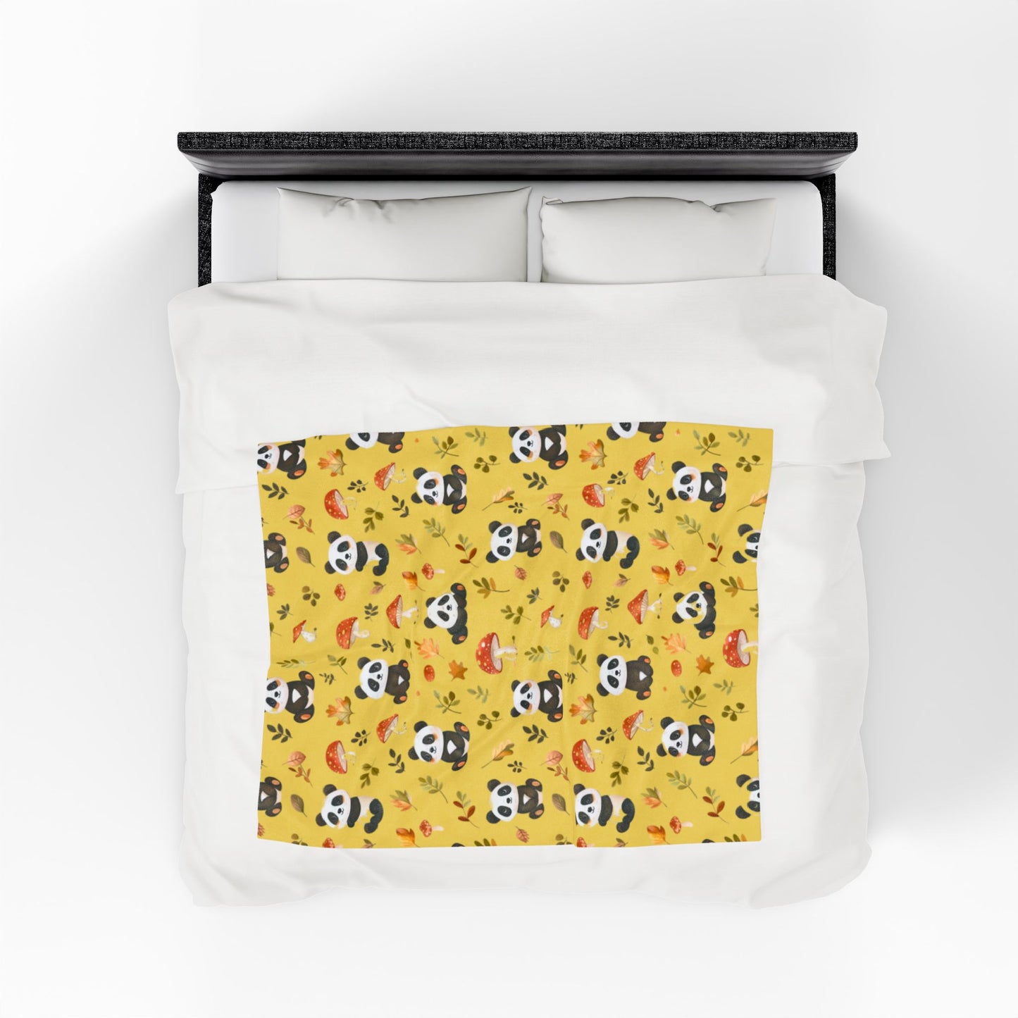 Panda Velveteen Plush Blanket