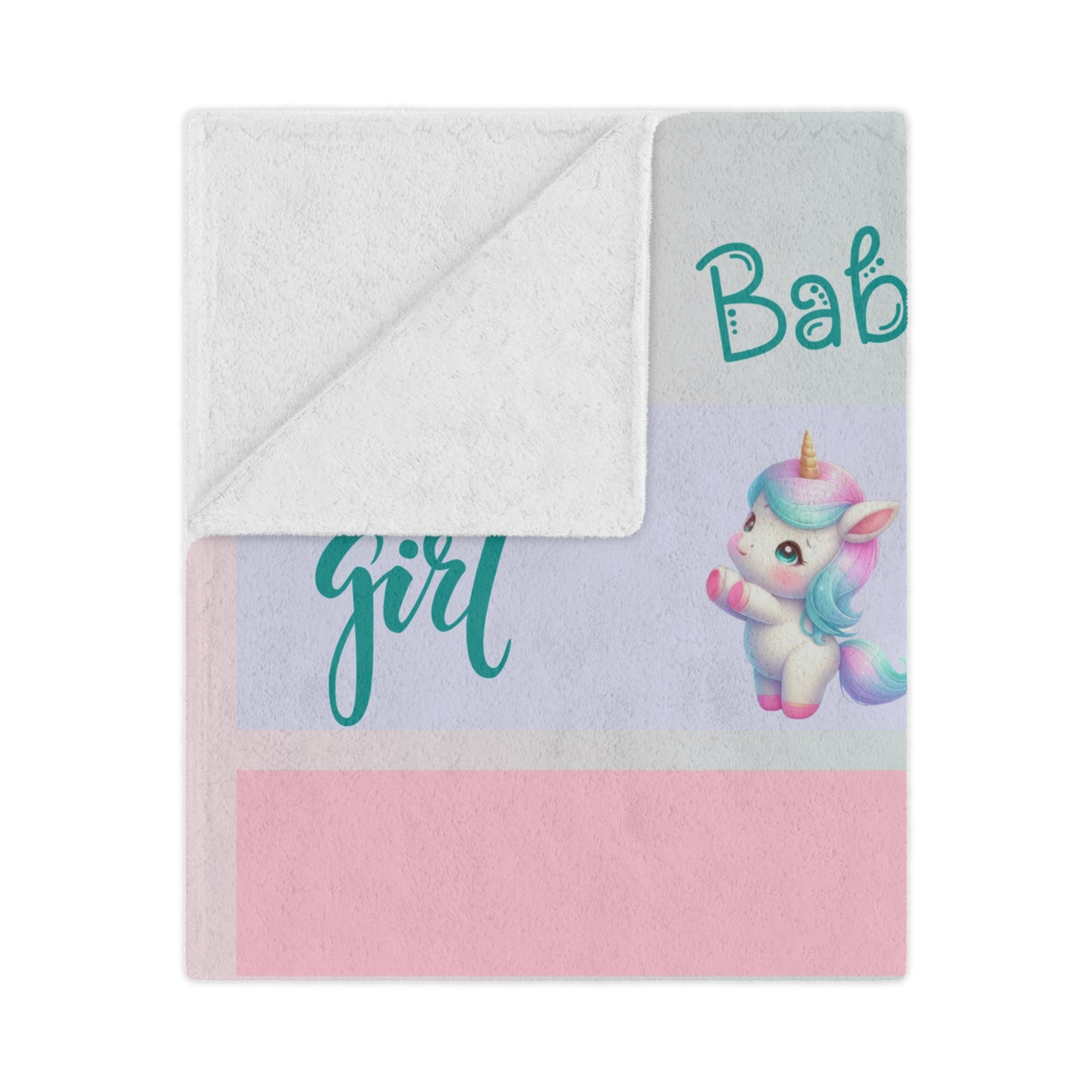 ''Fairy Wishes'' Baby Girl Minky Blanket